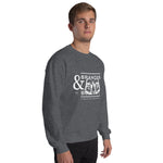 Unisex Sweatshirt with white logo