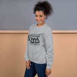 Unisex Sweatshirt with black logo