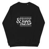 Unisex organic raglan sweatshirt