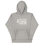 Unisex Hoodie - white logo with sleeve design