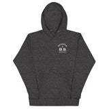 Unisex Hoodie - back & front logo in white