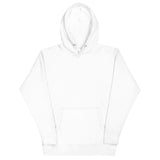 Unisex Hoodie - white logo with sleeve design